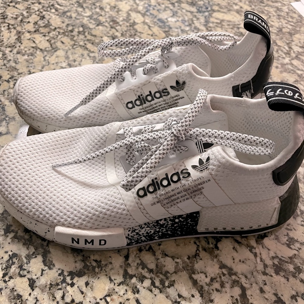 White and black boys adidas.